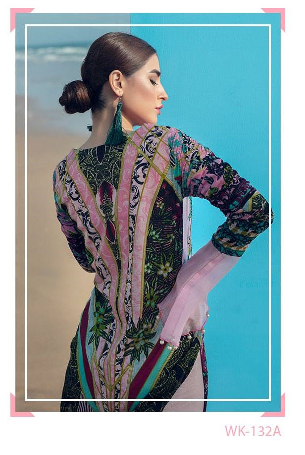 Khanak Khas by Salitex Embroidered Lawn Unstitched 3 Piece Suit - WK 132A