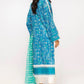 Al Karam Printed Lawn Unstitched Kurti SLR-19-22-2-Sky Blue - Summer Collection