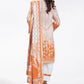 Al Karam Printed Lawn Suits Unstitched 3 Piece SS-08-22-2-Orange - Summer Collection