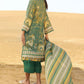 Al Karam Printed Lawn Suits Unstitched 2 Piece SS-40.1-22-2-Green - Summer Collection