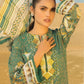 Al Karam Printed Lawn Suits Unstitched 2 Piece SS-40.1-22-2-Green - Summer Collection