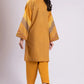 Al Karam Printed Lawn Unstitched Kurti SS-58-22-Mustard - Summer Collection