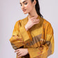 Al Karam Printed Lawn Unstitched Kurti SS-58-22-Mustard - Summer Collection